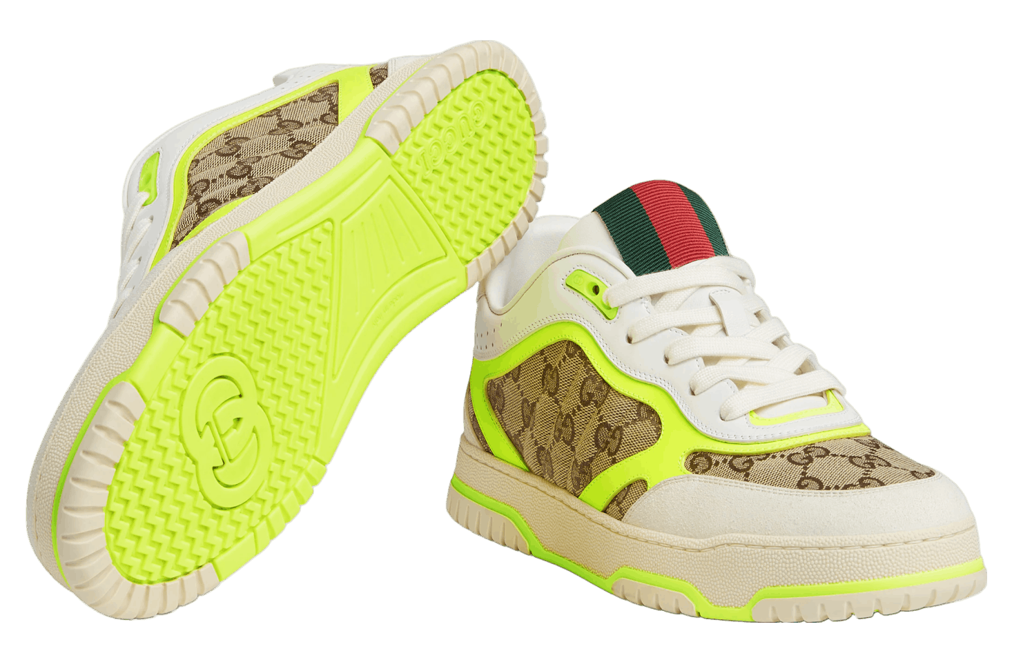 Gucci Gucci GG Re-Web Sneakers SIZE 7.5 Size ONE SIZE - 4 Thumbnail