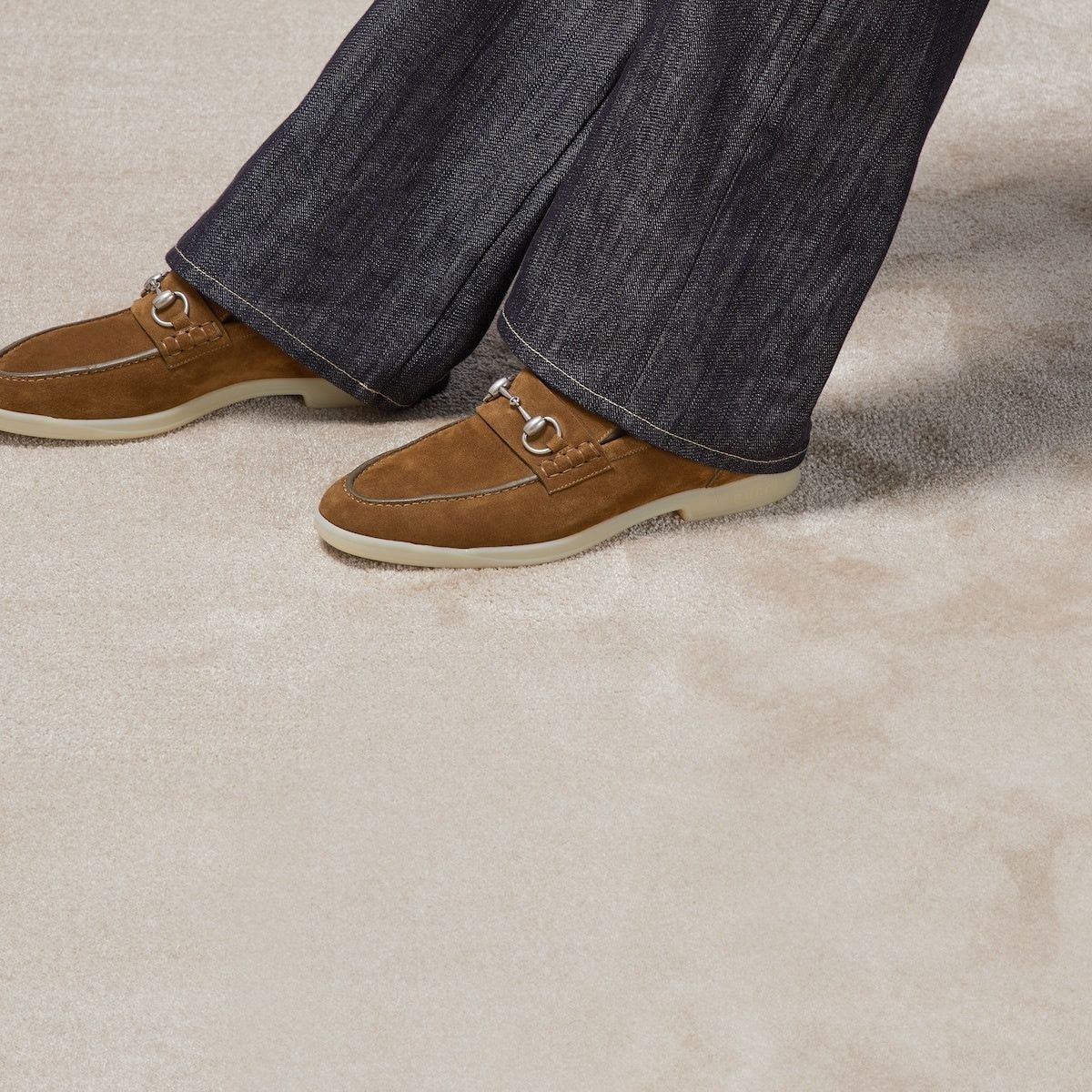 Gucci Gucci Horsebit Suede Loafers SIZE 10.5 Size ONE SIZE - 4 Thumbnail