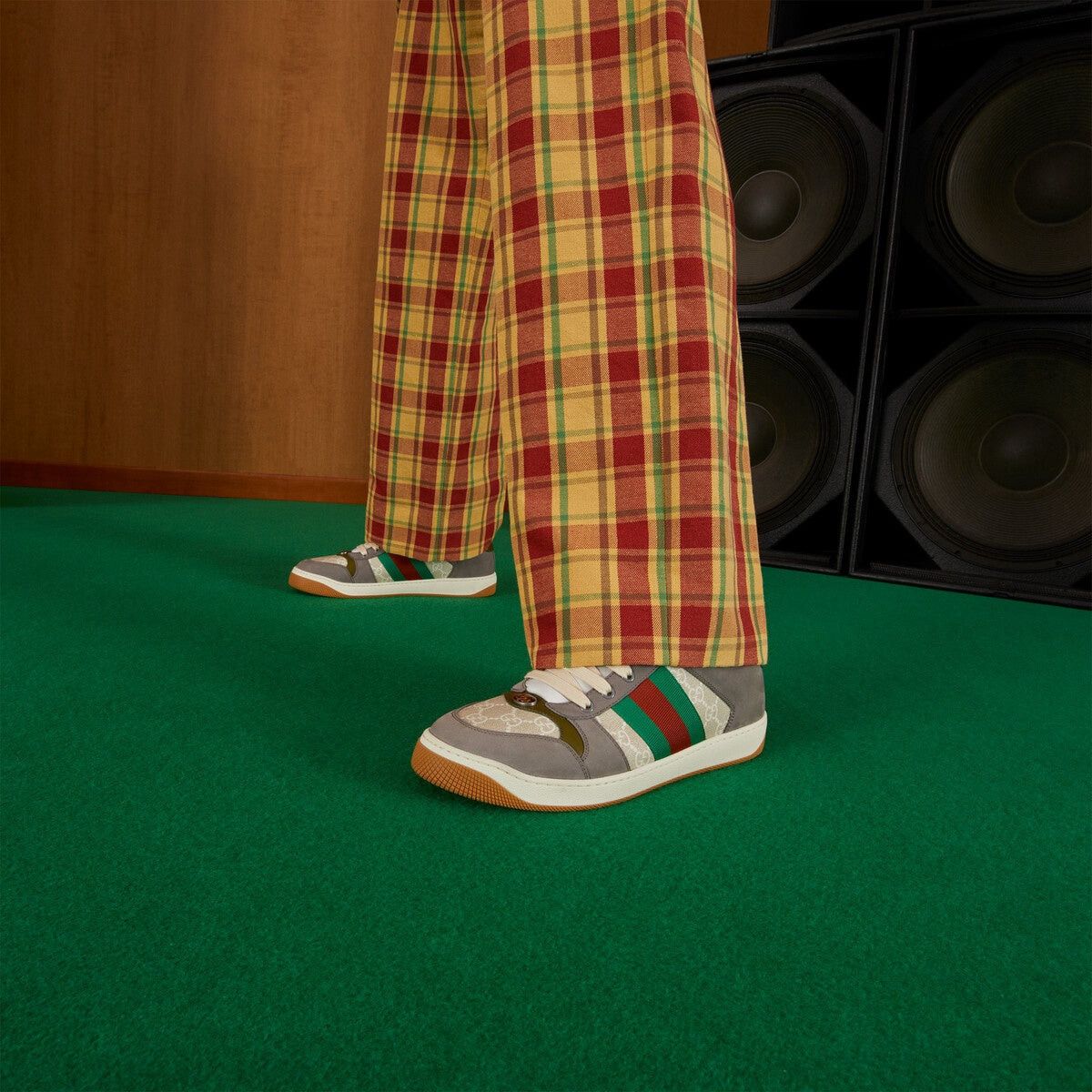 Gucci Gucci Web Screener Sneakers SIZE 12.5 Size ONE SIZE - 4 Thumbnail