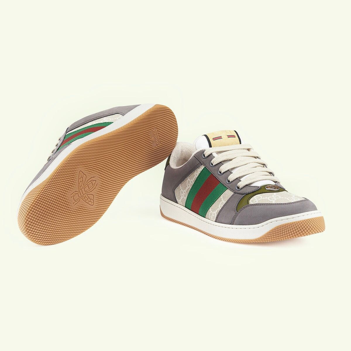 Gucci Gucci Web Screener Sneakers SIZE 12.5 Size ONE SIZE - 3 Thumbnail