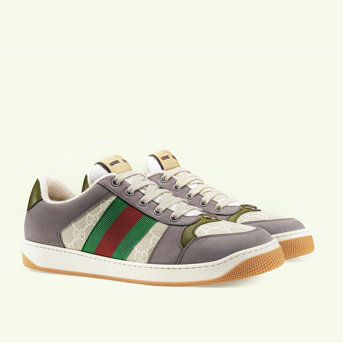 Gucci Gucci Web Screener Sneakers SIZE 13.5 Size ONE SIZE - 2 Thumbnail