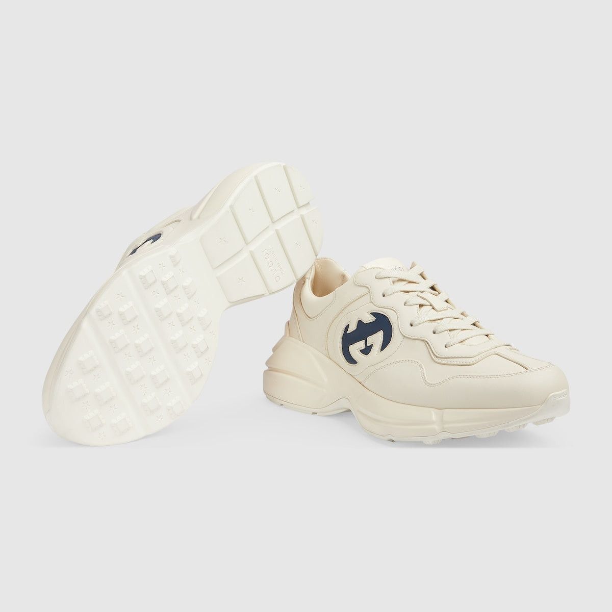 Gucci Gucci Rhyton Interlocking G Sneakers SIZE 9 Size ONE SIZE - 3 Thumbnail