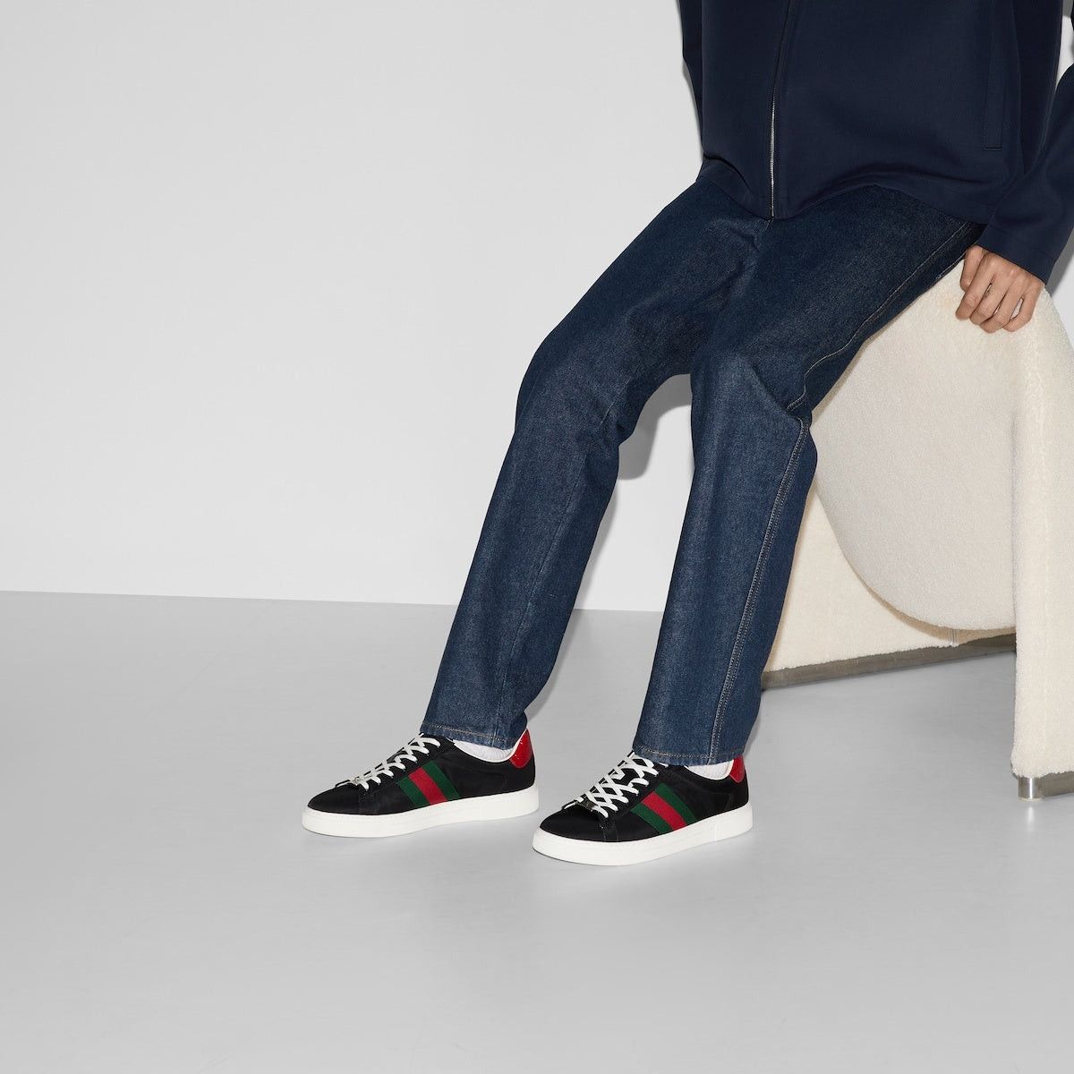 Gucci Gucci Ace Web Sneakers SIZE 7 Size ONE SIZE - 5 Thumbnail