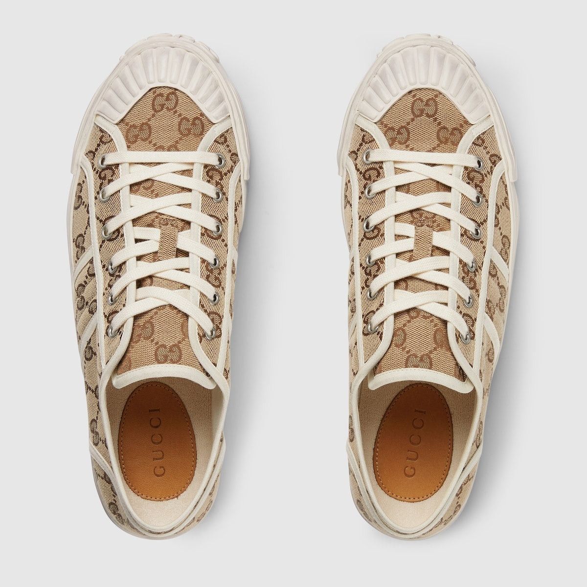 Gucci Gucci Original GG Canvas Sneakers SIZE 7 Size ONE SIZE - 2 Thumbnail