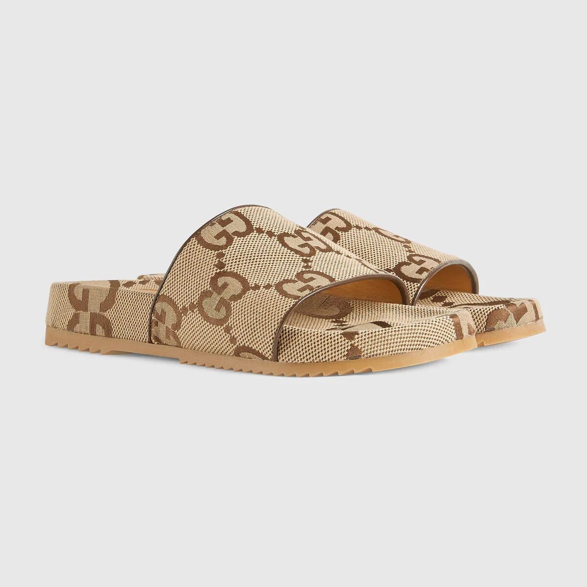 Gucci Gucci Maxi GG Canvas Slide Sandals SIZE 6 Size ONE SIZE - 2 Thumbnail