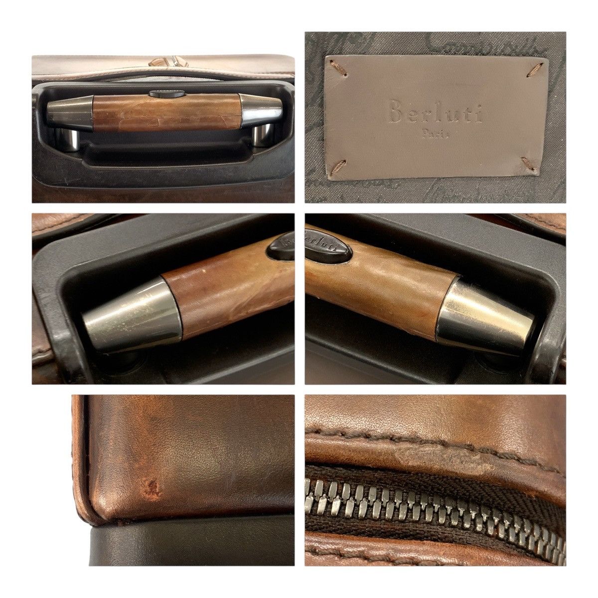 Other Other Berluti Formula 1000 Leather Suitcase Leather Travel Bag DUTY FREE for USA Size ONE SIZE - 5 Thumbnail