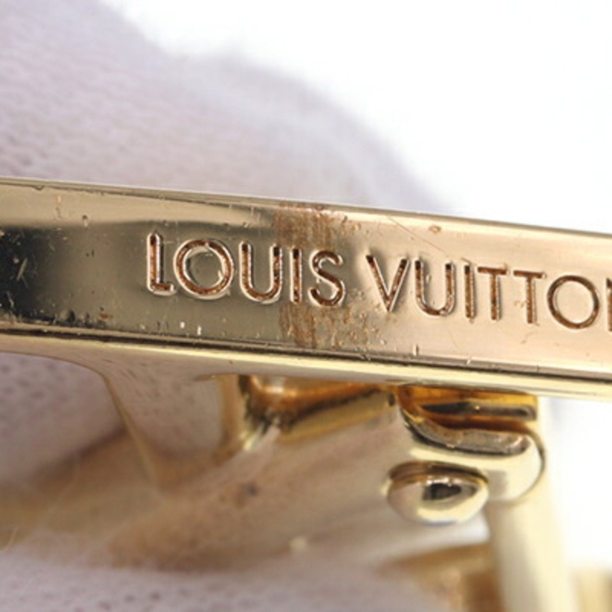 Louis Vuitton Louis Vuitton Earrings Boucle D'oreille Macro M00958 Gold Metal Women's LOUIS VUITTON Size ONE SIZE - 8 Thumbnail