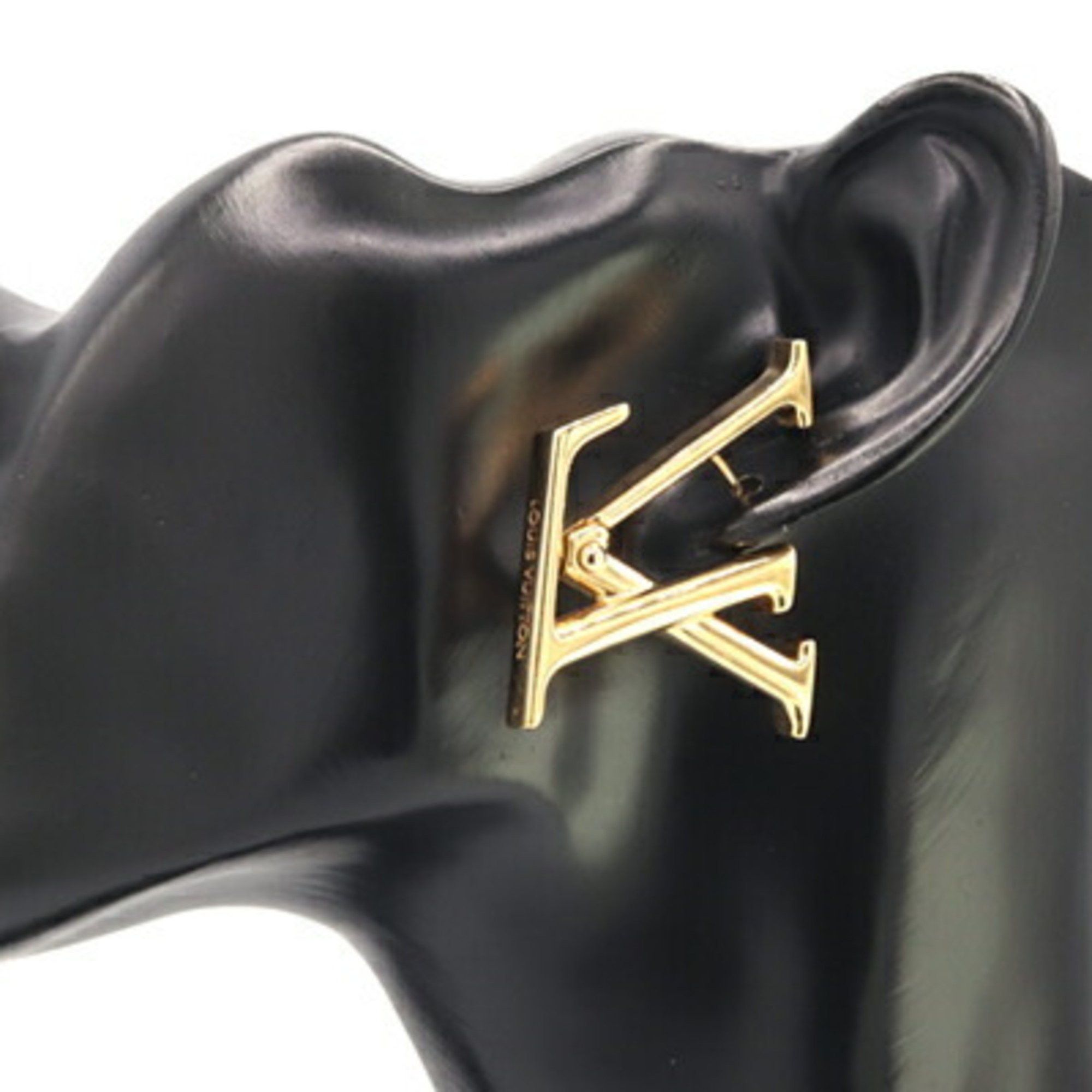 Louis Vuitton Louis Vuitton Earrings Boucle D'oreille Macro M00958 Gold Metal Women's LOUIS VUITTON Size ONE SIZE - 9 Thumbnail