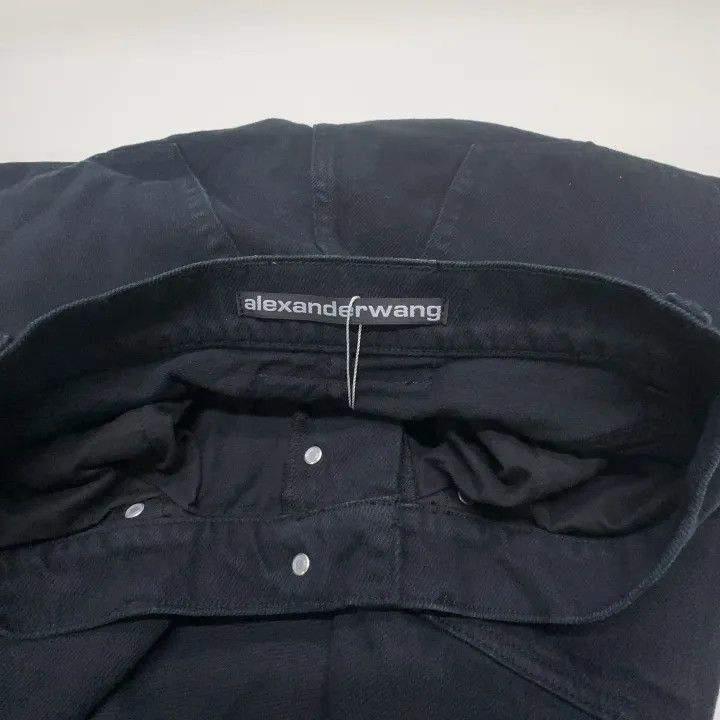Alexander Wang Alexander Wang Black Wide-Leg Cargo Jeans 0079 Size 25" / US 0 / IT 36 - 7 Thumbnail