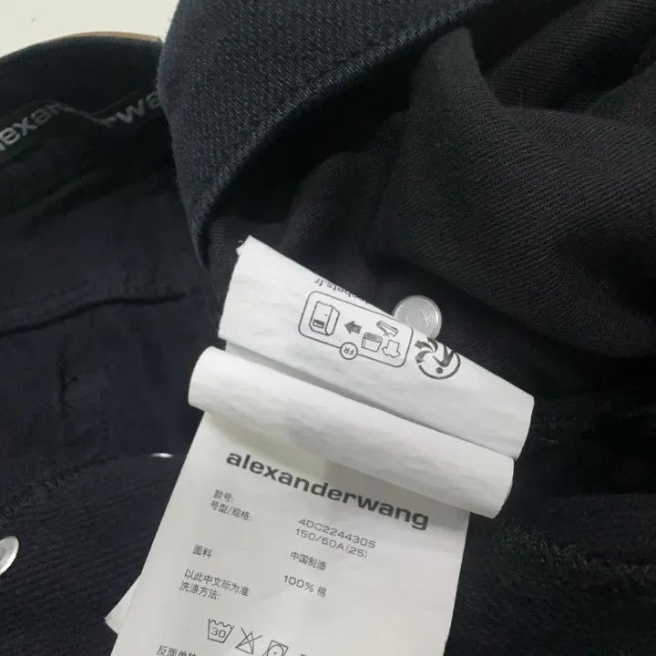 Alexander Wang Alexander Wang Black Wide-Leg Cargo Jeans 0079 Size 25" / US 0 / IT 36 - 6 Thumbnail