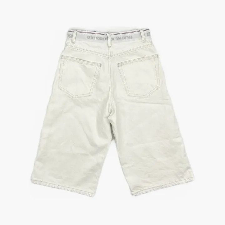 Alexander Wang Alexander Wang SS23 Logo Tape Fitted Shorts 0079 Size 23" - 3 Thumbnail