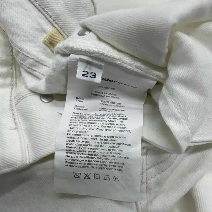 Alexander Wang Alexander Wang SS23 Logo Tape Fitted Shorts 0079 Size 23" - 5 Thumbnail