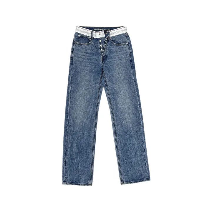 Alexander Wang Alexander Wang FW22 High-Waisted Denim Pants 0079 Size 24" / US 00 / IT 34 - 2 Thumbnail