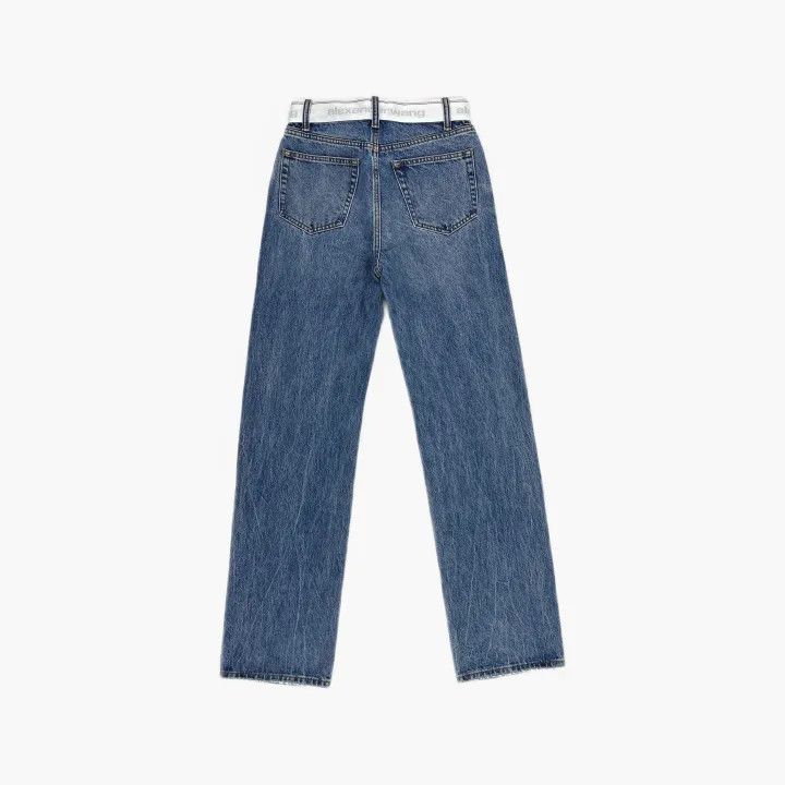 Alexander Wang Alexander Wang FW22 High-Waisted Denim Pants 0079 Size 24" / US 00 / IT 34 - 3 Thumbnail