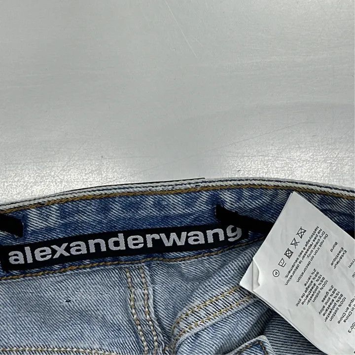 Alexander Wang Alexander Wang SS22 Cleanfit Denim Pants for Women 0079 Size 24" / US 00 / IT 34 - 3 Thumbnail