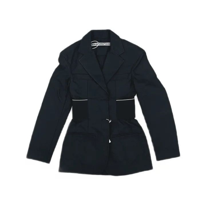 Alexander Wang Alexander Wang Black Long Sleeve Blazer 0079 Size XXS / US 00 / IT 34 - 2 Thumbnail