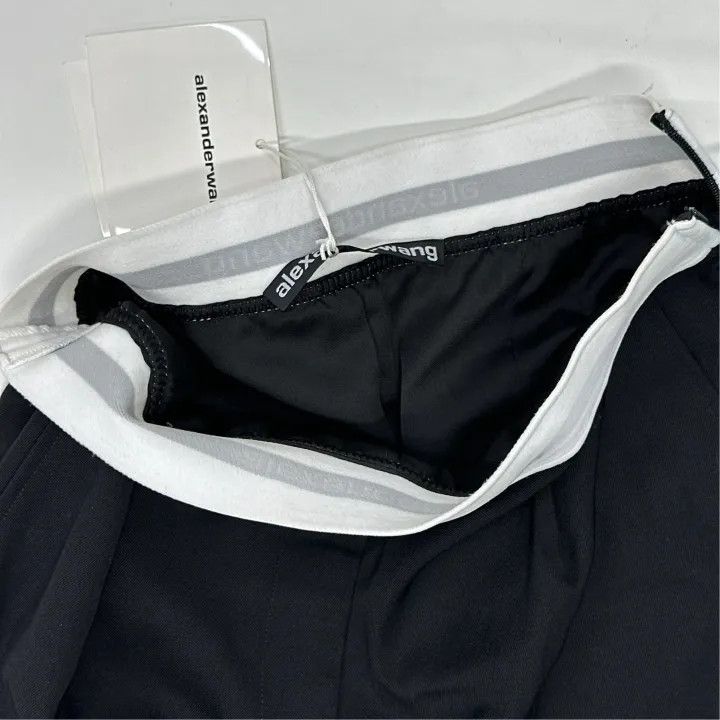 Alexander Wang Alexander Wang Logo Print High-Waist Casual Pants 0079 Size 23" - 7 Thumbnail