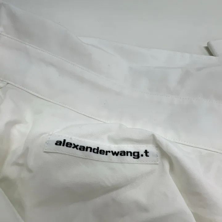 Alexander Wang Alexander Wang White Short Sleeve Shirt 0079 Size XS / US 0-2 / IT 36-38 - 7 Thumbnail