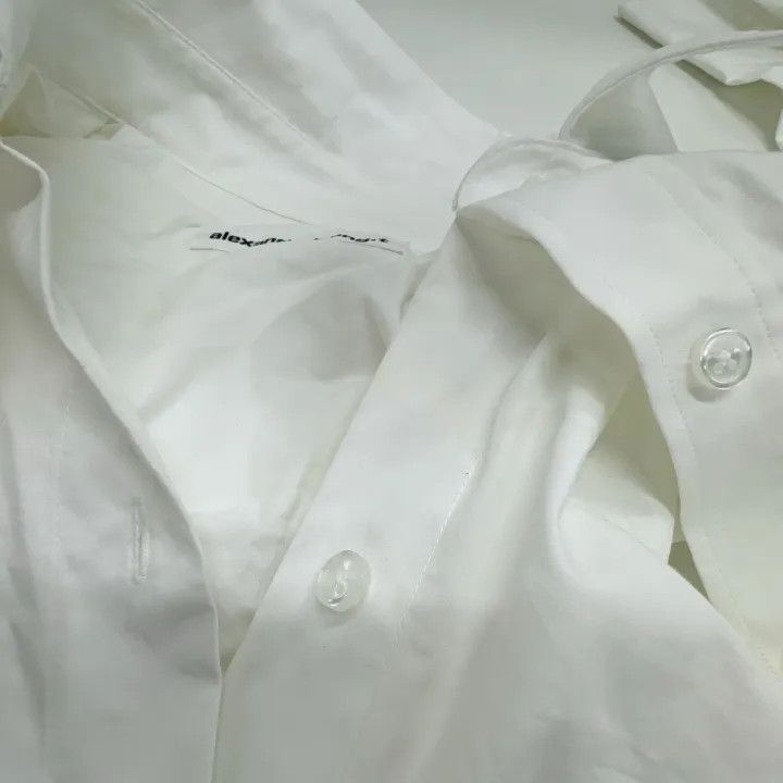 Alexander Wang Alexander Wang White Short Sleeve Shirt 0079 Size XS / US 0-2 / IT 36-38 - 9 Thumbnail