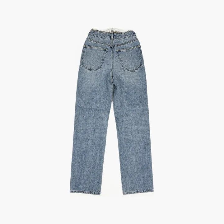 Alexander Wang Alexander Wang Blue Relaxed Fit Denim Pants 0079 Size 25" / US 0 / IT 36 - 3 Thumbnail