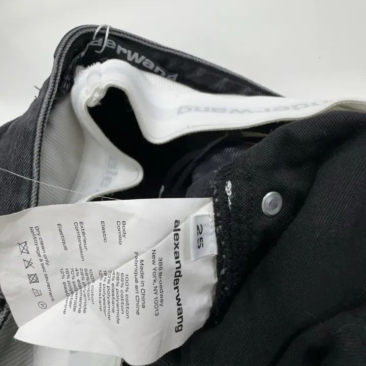 Alexander Wang Alexander Wang Gray Straight-Leg Denim Pants 0079 Size 25" / US 0 / IT 36 - 4 Thumbnail