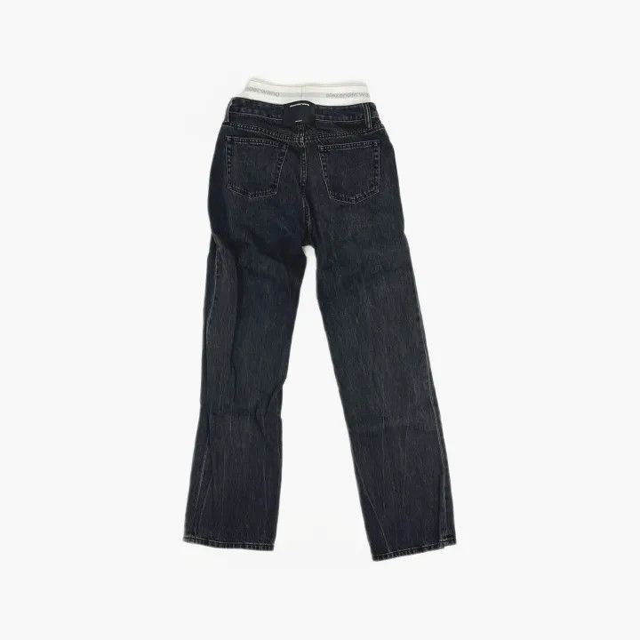 Alexander Wang Alexander Wang Gray Straight-Leg Denim Pants 0079 Size 25" / US 0 / IT 36 - 3 Thumbnail