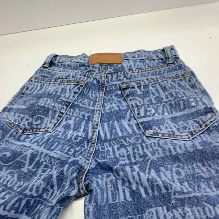 Alexander Wang Alexander Wang SS24 Logo Print Denim Pants 0079 Size 24" / US 00 / IT 34 - 10 Thumbnail