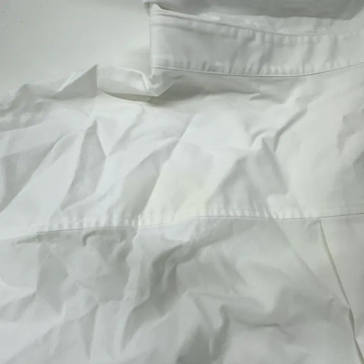Alexander Wang Alexander Wang White V-Neck Cropped Top 0079 Size XS / US 0-2 / IT 36-38 - 8 Thumbnail