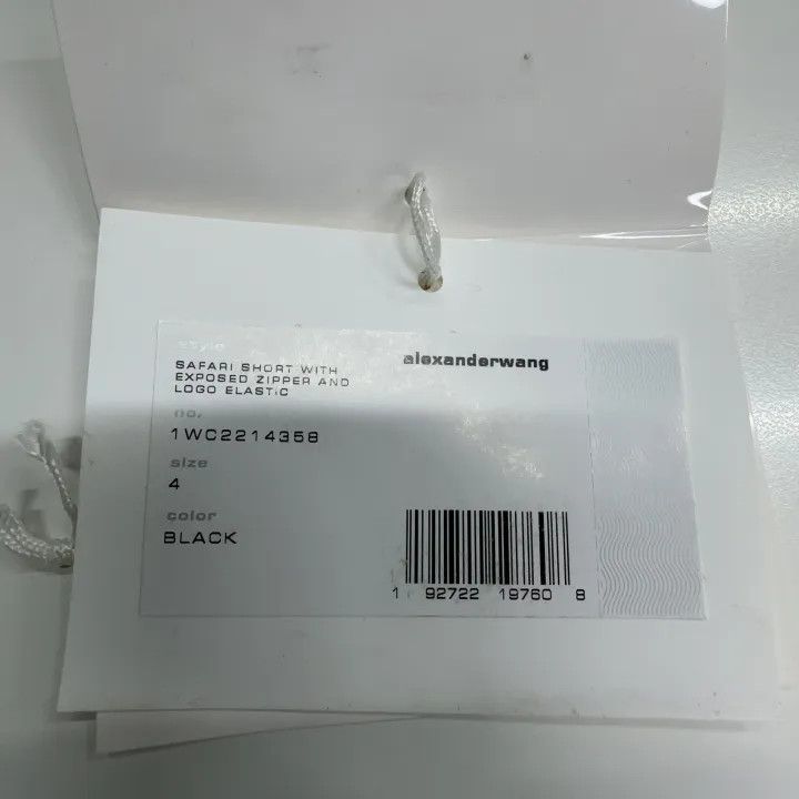 Alexander Wang Alexander Wang SS21 High Waist Black Shorts 0079 Size 24" / US 00 / IT 34 - 3 Thumbnail