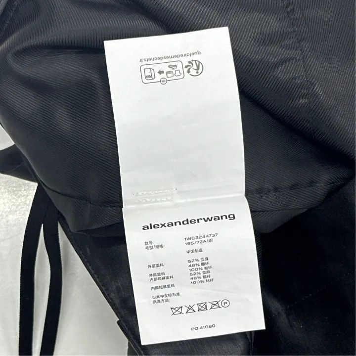 Alexander Wang Alexander Wang Black Side-Slit Casual Shorts 0079 Size 28" / US 6 / IT 42 - 4 Thumbnail