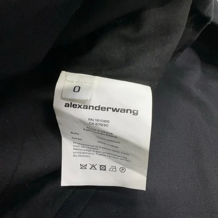 Alexander Wang Alexander Wang Black Button-Up Long Sleeve Dress 0079 Size XS / US 0-2 / IT 36-38 - 3 Thumbnail