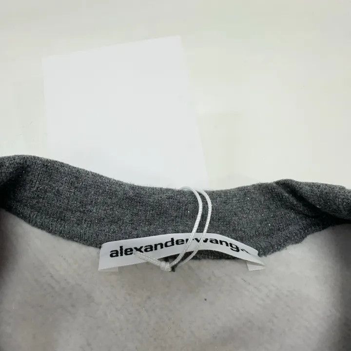 Alexander Wang Alexander Wang Gray Oversized Sweatshirt with Logo 0079 Size XL / US 12-14 / IT 48-50 - 7 Thumbnail