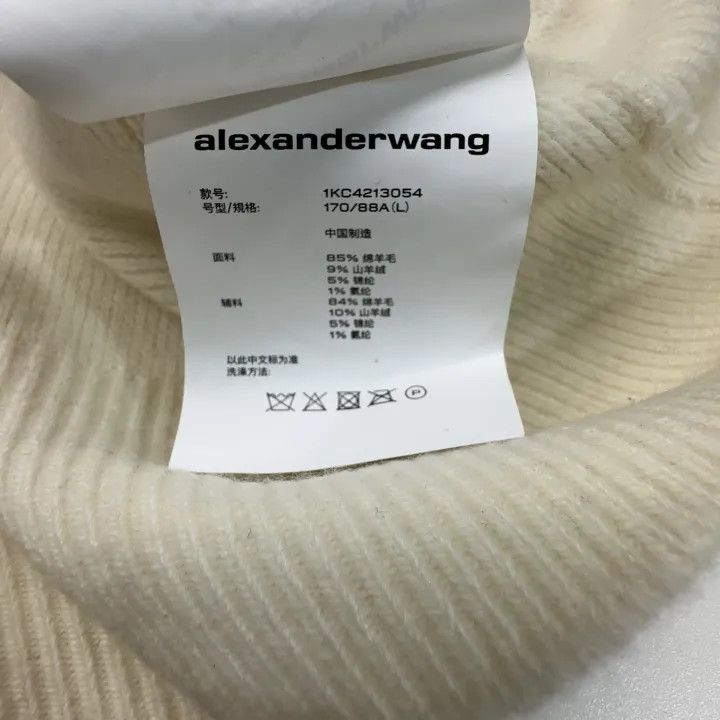 Alexander Wang Alexander Wang Crystal Front Cashmere Sweater 0079 Size L / US 10 / IT 46 - 4 Thumbnail