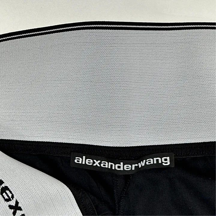Alexander Wang Alexander Wang Logo Black Hunting Shorts for Women 0079 Size 23" - 2 Thumbnail