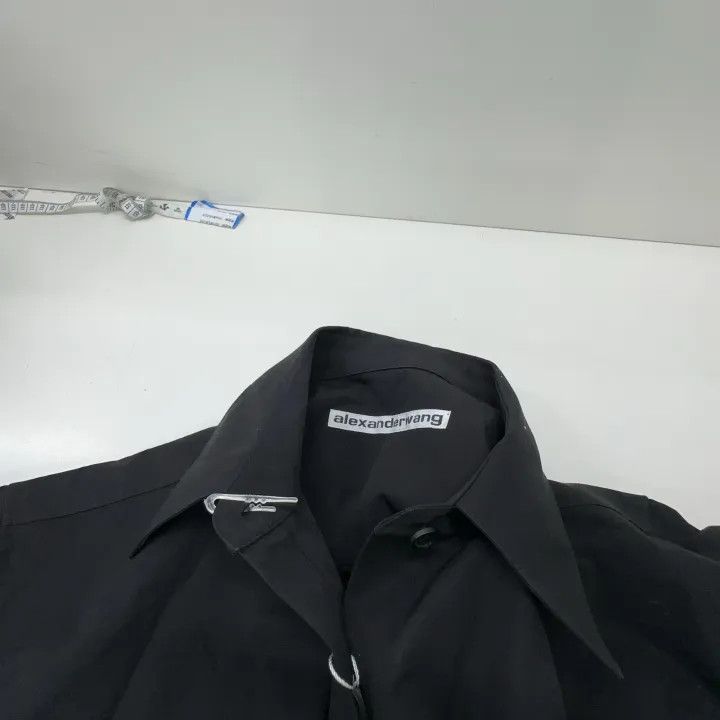 Alexander Wang Alexander Wang Black Button-Up Long Sleeve Shirt 0079 Size XS / US 0-2 / IT 36-38 - 7 Thumbnail