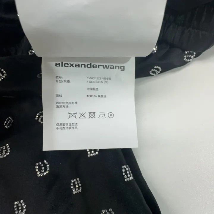 Alexander Wang Alexander Wang Casual Long Pants with Rhinestones 0079 Size 23" - 4 Thumbnail