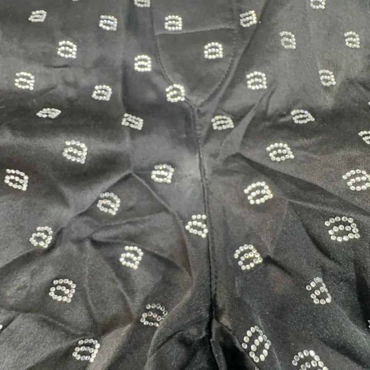 Alexander Wang Alexander Wang Casual Long Pants with Rhinestones 0079 Size 23" - 7 Thumbnail