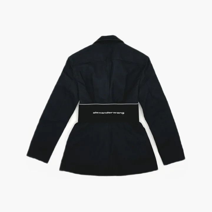 Alexander Wang Alexander Wang Black Long Sleeve Blazer 0079 Size XXS / US 00 / IT 34 - 3 Thumbnail