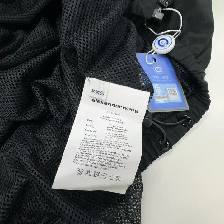 Alexander Wang Alexander Wang Black Zip-Up Jacket for Women 0079 Size XXS / US 00 / IT 34 - 5 Thumbnail