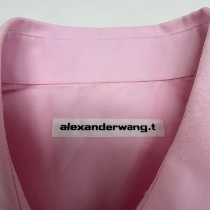 Alexander Wang Alexander Wang Pink Long Sleeve Button-Up Shirt 0079 Size S / US 4 / IT 40 - 7 Thumbnail