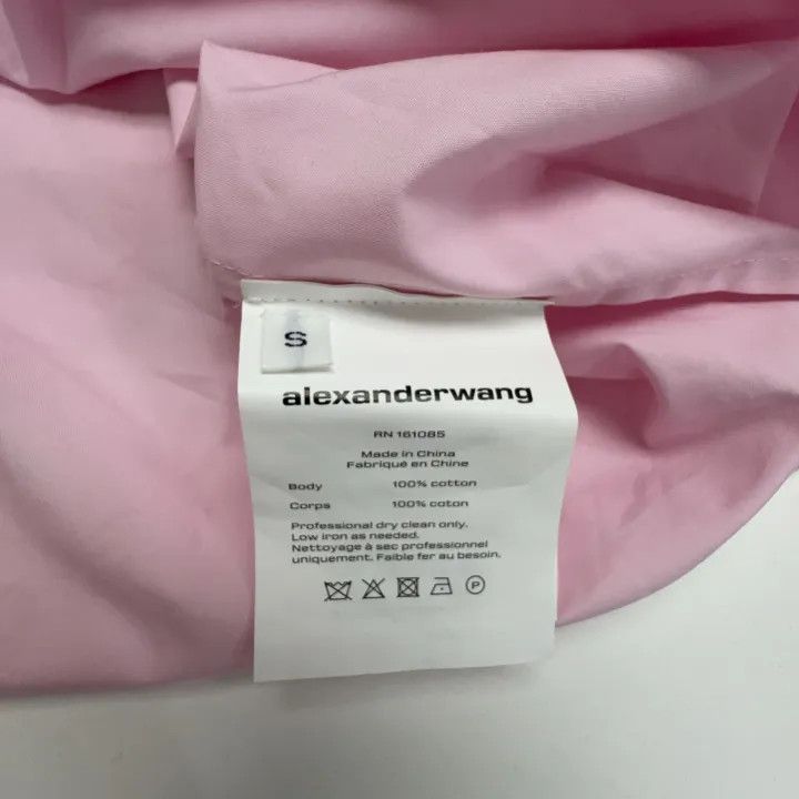 Alexander Wang Alexander Wang Pink Long Sleeve Button-Up Shirt 0079 Size S / US 4 / IT 40 - 4 Thumbnail