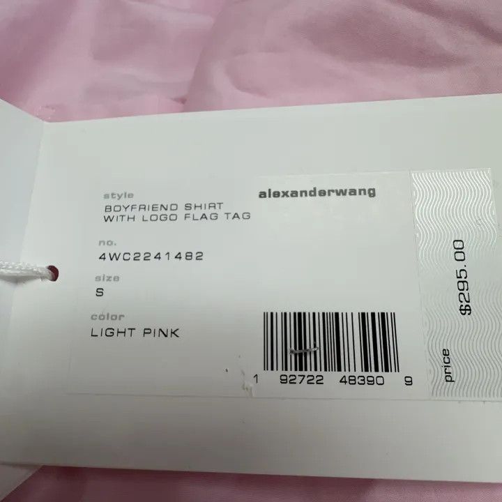 Alexander Wang Alexander Wang Pink Long Sleeve Button-Up Shirt 0079 Size S / US 4 / IT 40 - 6 Thumbnail