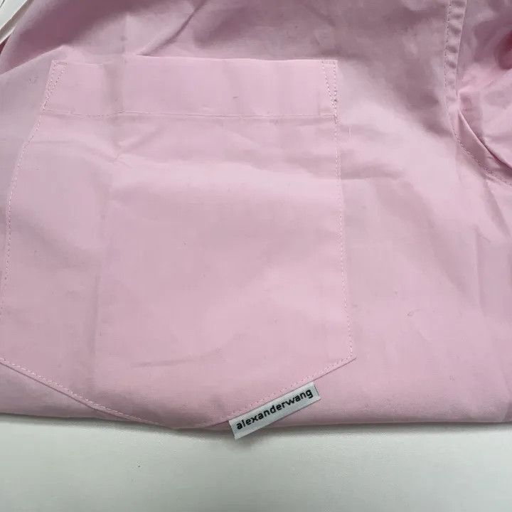 Alexander Wang Alexander Wang Pink Long Sleeve Button-Up Shirt 0079 Size S / US 4 / IT 40 - 10 Thumbnail