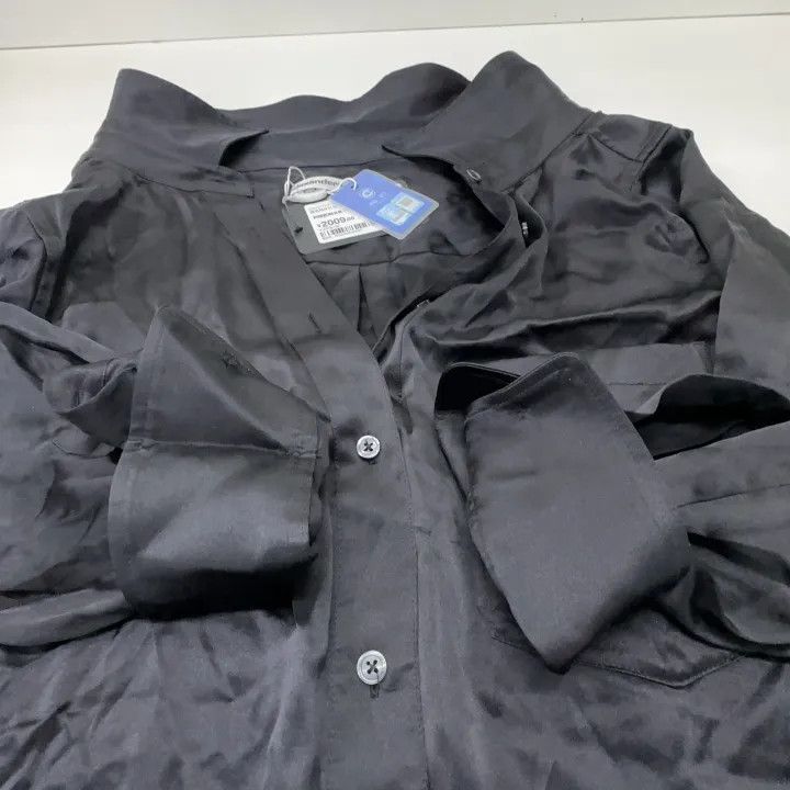 Alexander Wang Alexander Wang Black Off-Shoulder Long Sleeve Shirt 0079 Size M / US 6-8 / IT 42-44 - 8 Thumbnail