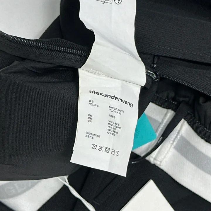 Alexander Wang Alexander Wang Black High-Waisted Casual Pants 0079 Size 30" / US 8 / IT 44 - 4 Thumbnail