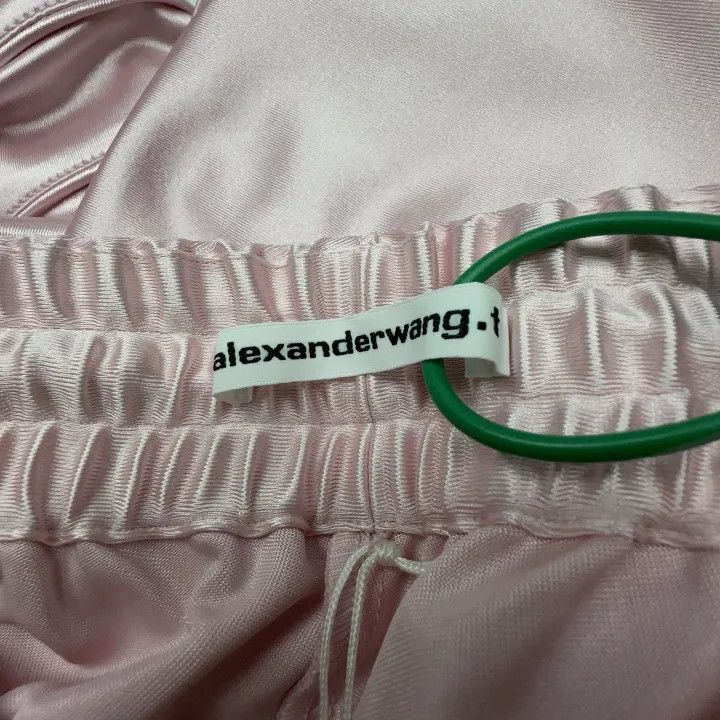 Alexander Wang Alexander Wang Pink Casual Pants with Logo 0079 Size 23" - 4 Thumbnail