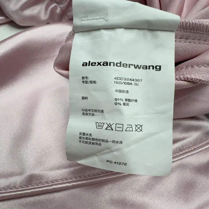Alexander Wang Alexander Wang Pink Casual Pants with Logo 0079 Size 23" - 3 Thumbnail