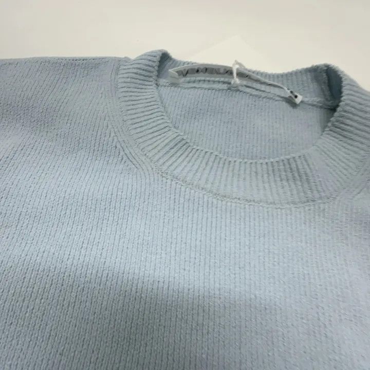 Alexander Wang Alexander Wang Blue Short Sleeve Knit T-Shirt 0079 Size S / US 4 / IT 40 - 8 Thumbnail
