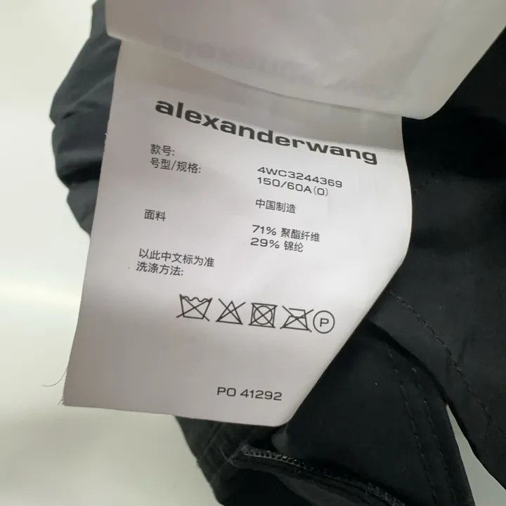 Alexander Wang Alexander Wang Black High-Waist Wide-Leg Pants 0079 Size 22" - 5 Thumbnail