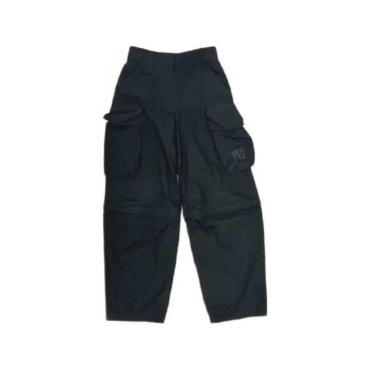 Alexander Wang Alexander Wang Black High-Waist Wide-Leg Pants 0079 Size 22" - 2 Thumbnail